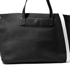 Rag & Bone Black Pebbled Leather Tote Bag